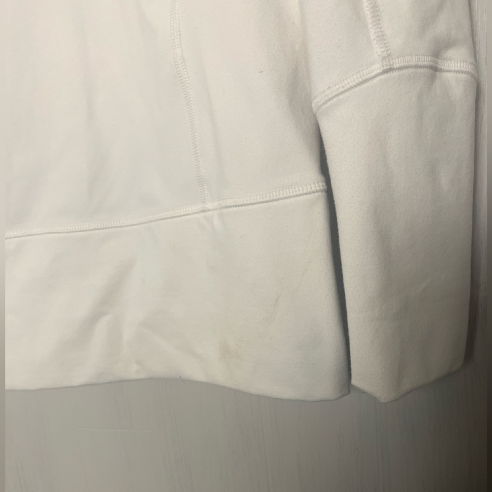 Lululemon Stride Jacket *Brushed in White/White Black Glacier Lace Size 6‎ - Picture 10 of 11